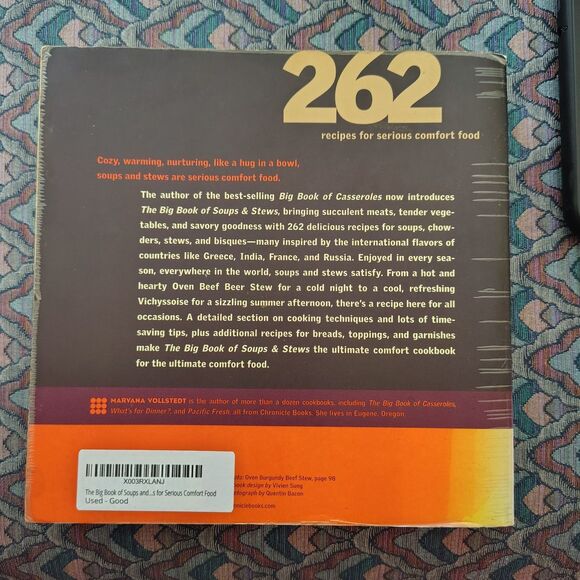 THE BIG BOOK OF SOUPS & STEWS COOKBOOK by Maryana Vollstedt Paperback - Picture 2 of 2